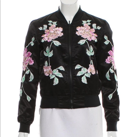 3x1 Jackets & Blazers - 3x1 NYC Satin Floral Embroidered Jacket. Size XS.